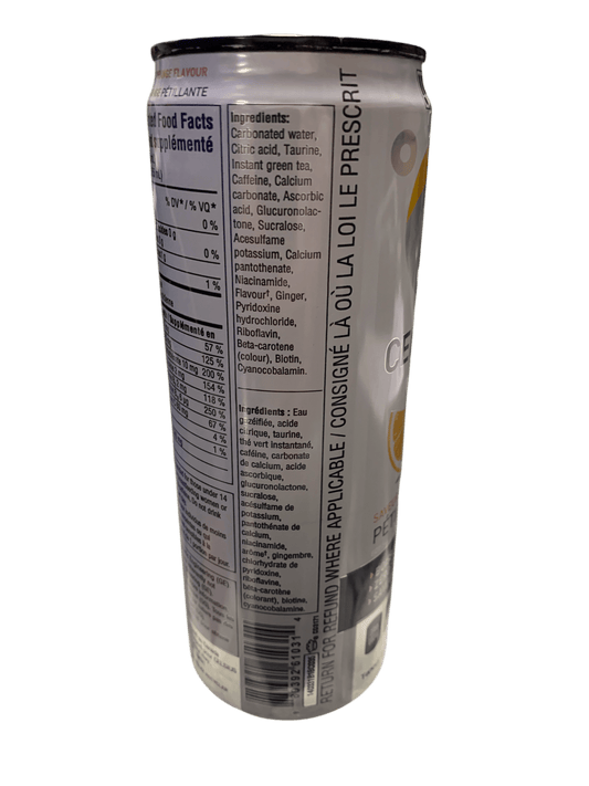 Celsius Sparkling Orange Zero Sugar Energy Drink 355ML - Canadian Edition