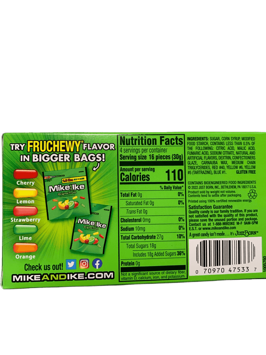 Mike And Ike Original Fruits 120G - U.S Edition