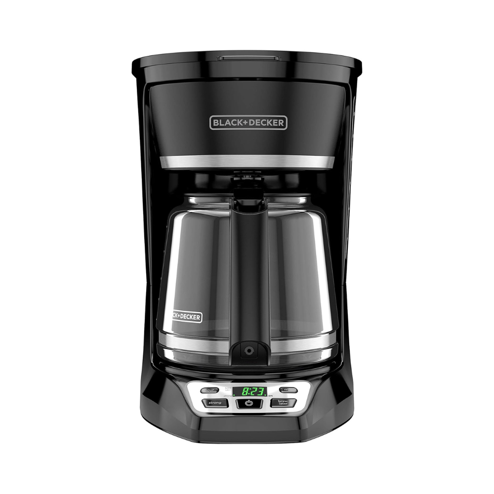 Cafetière programmable Black & Decker 12 tasses - noire (CM1070BC)