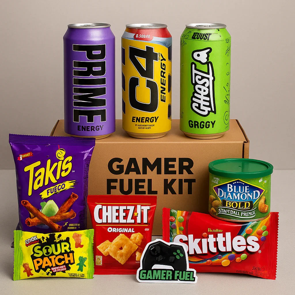 Gamer Fuel Kit – Ultimate Snacks & Energy Pack for Long Sessions