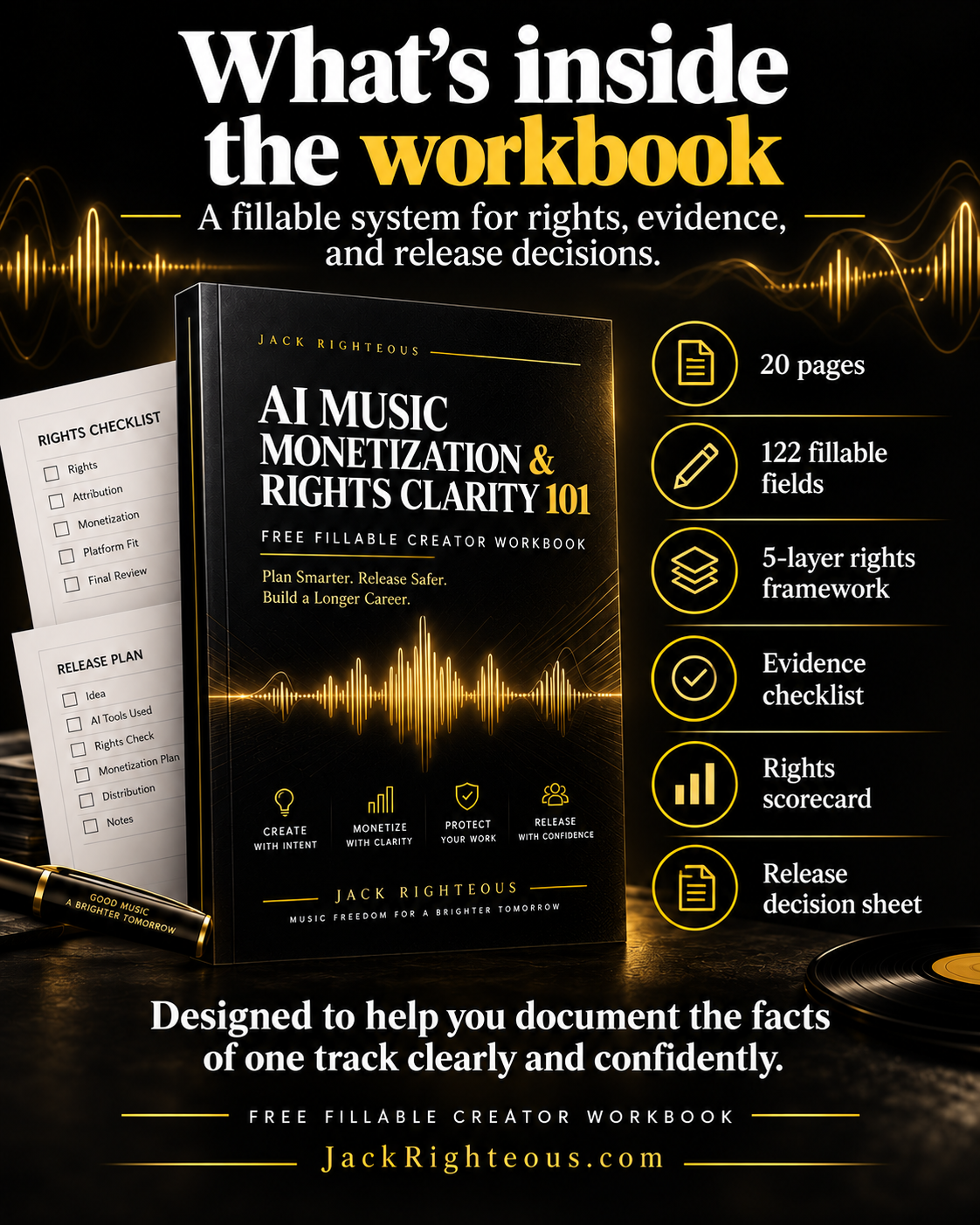 AI Music Monetization & Rights Clarity 101 (Free Guide for AI Creators)