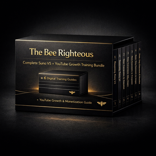 The Bee Righteous: Complete Suno V5 + YouTube Growth Training Bundle