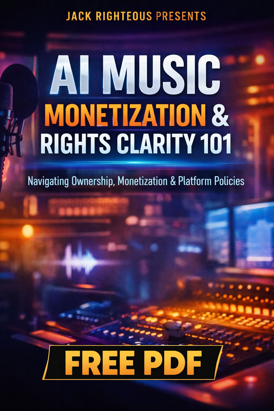 AI Music Monetization & Rights Clarity 101 (Free Guide for Suno Creators)