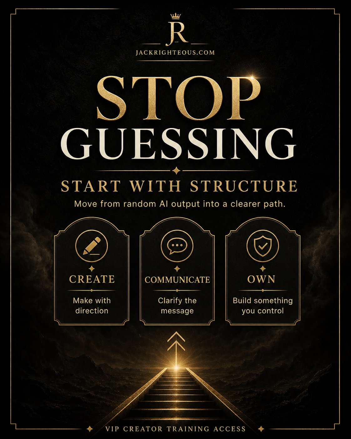 VIP AI Creator Training Access | Jack Righteous