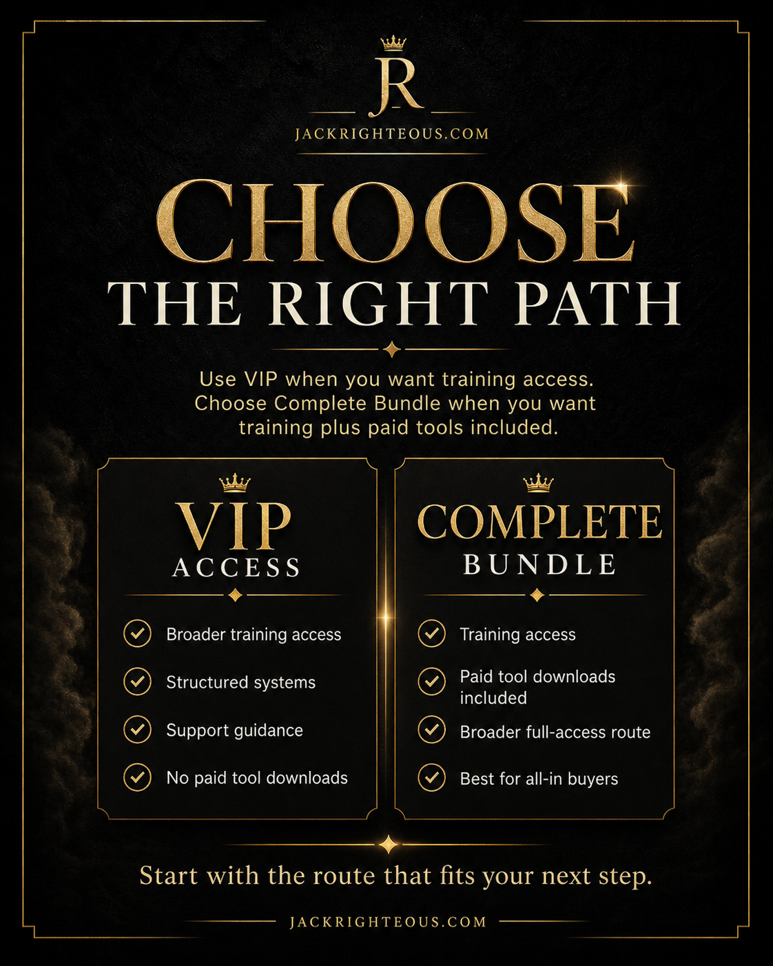 VIP AI Creator Training Access | Jack Righteous
