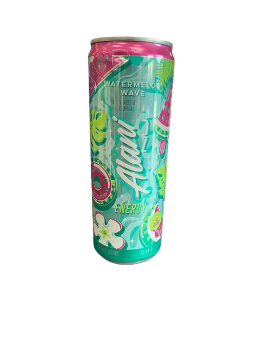 Alani Watermelon Wave Energy Drink 355ML - Green can - International Edition