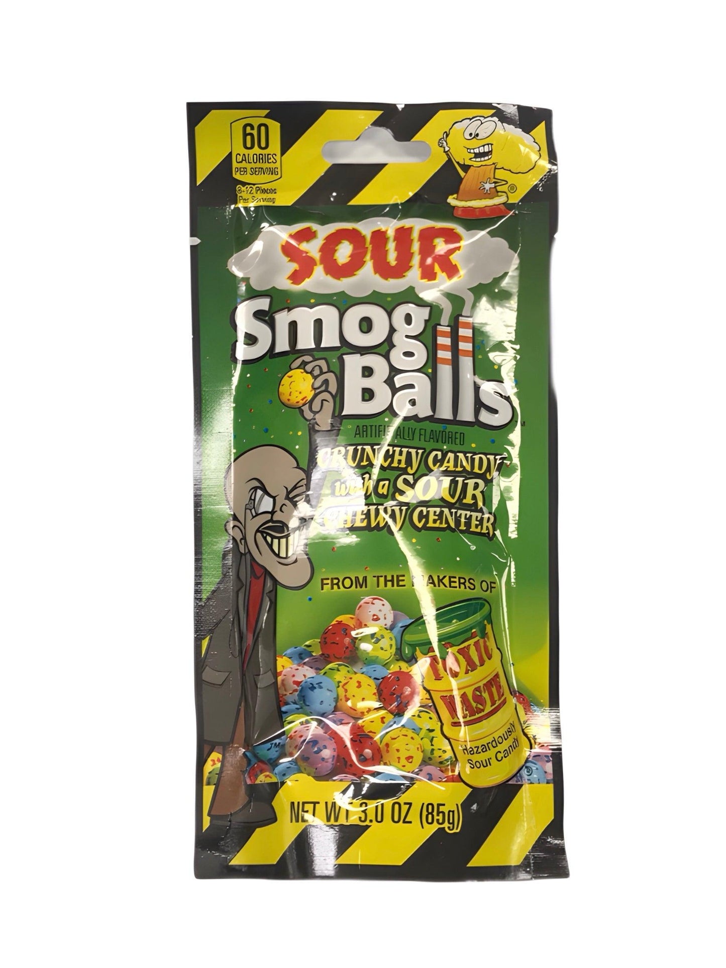 Toxic Waste Sour Smog Balls 85G - Canadian Edition