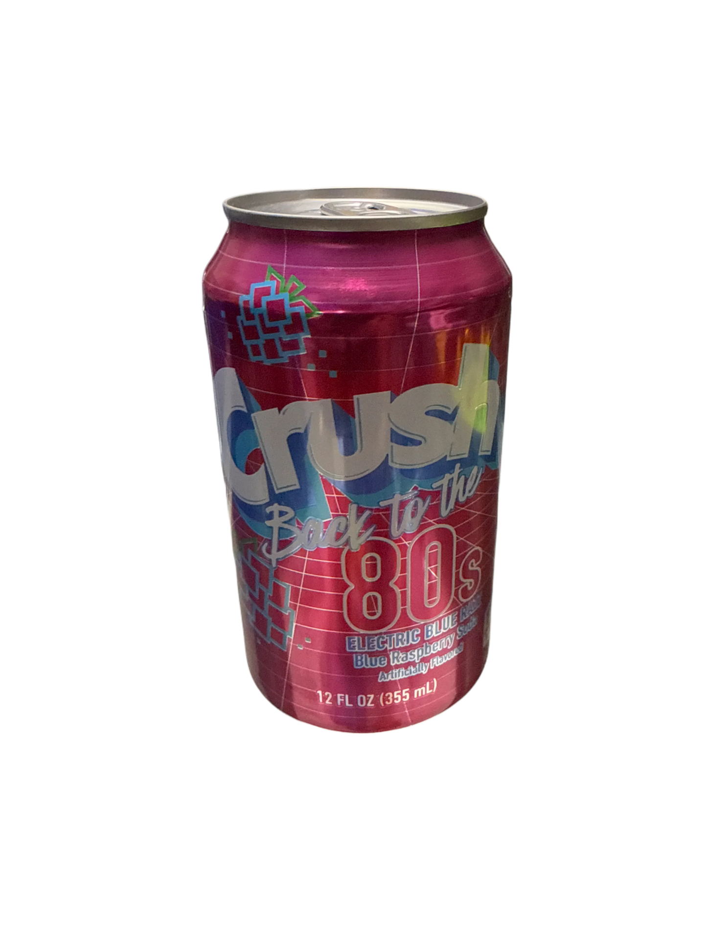 Crush Back To The 80s Electric Blue Razz 355ML - Canadian Edition