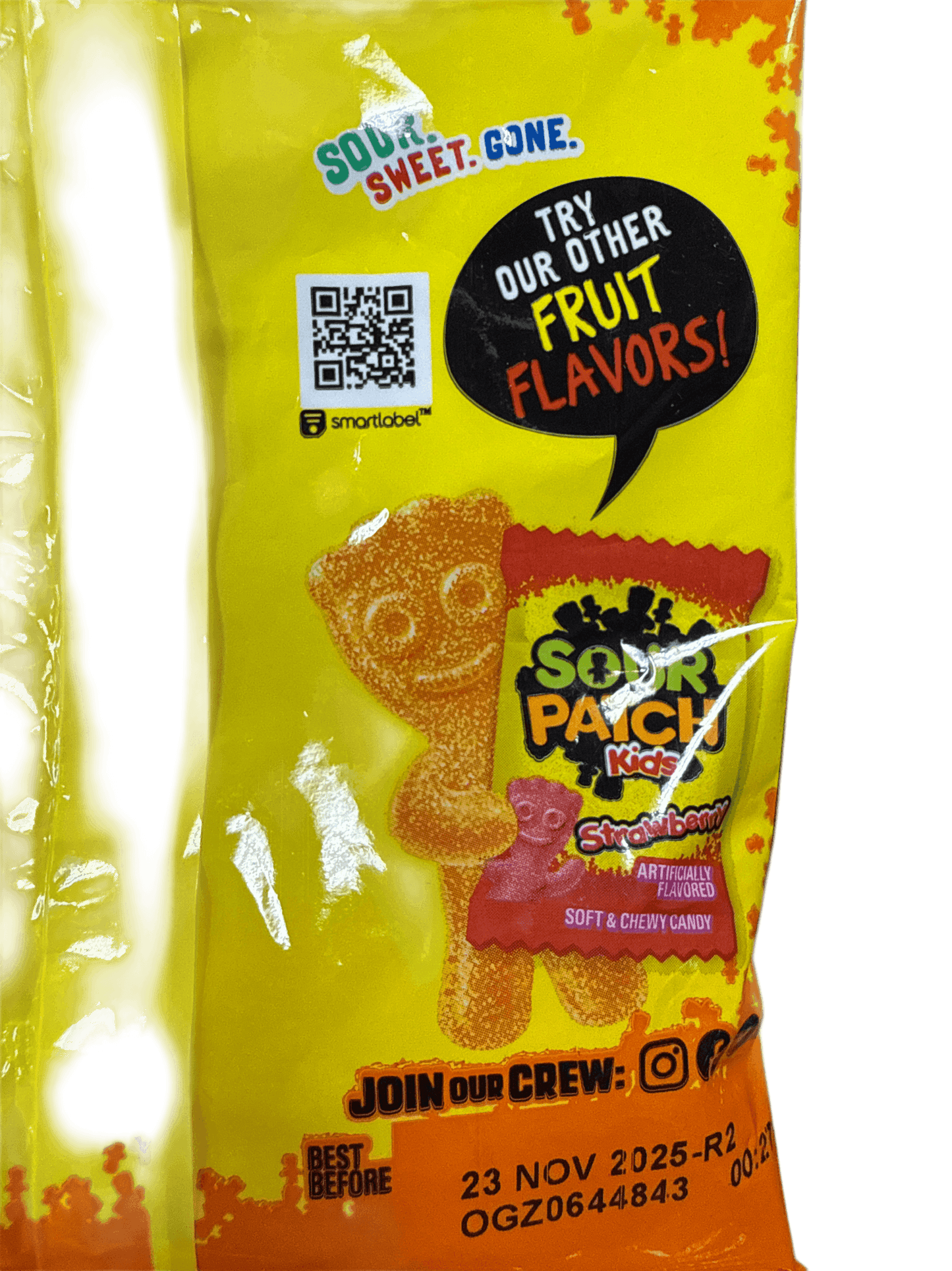 Sour Patch Kids Not So Sour Peach 101G - U.S Edition