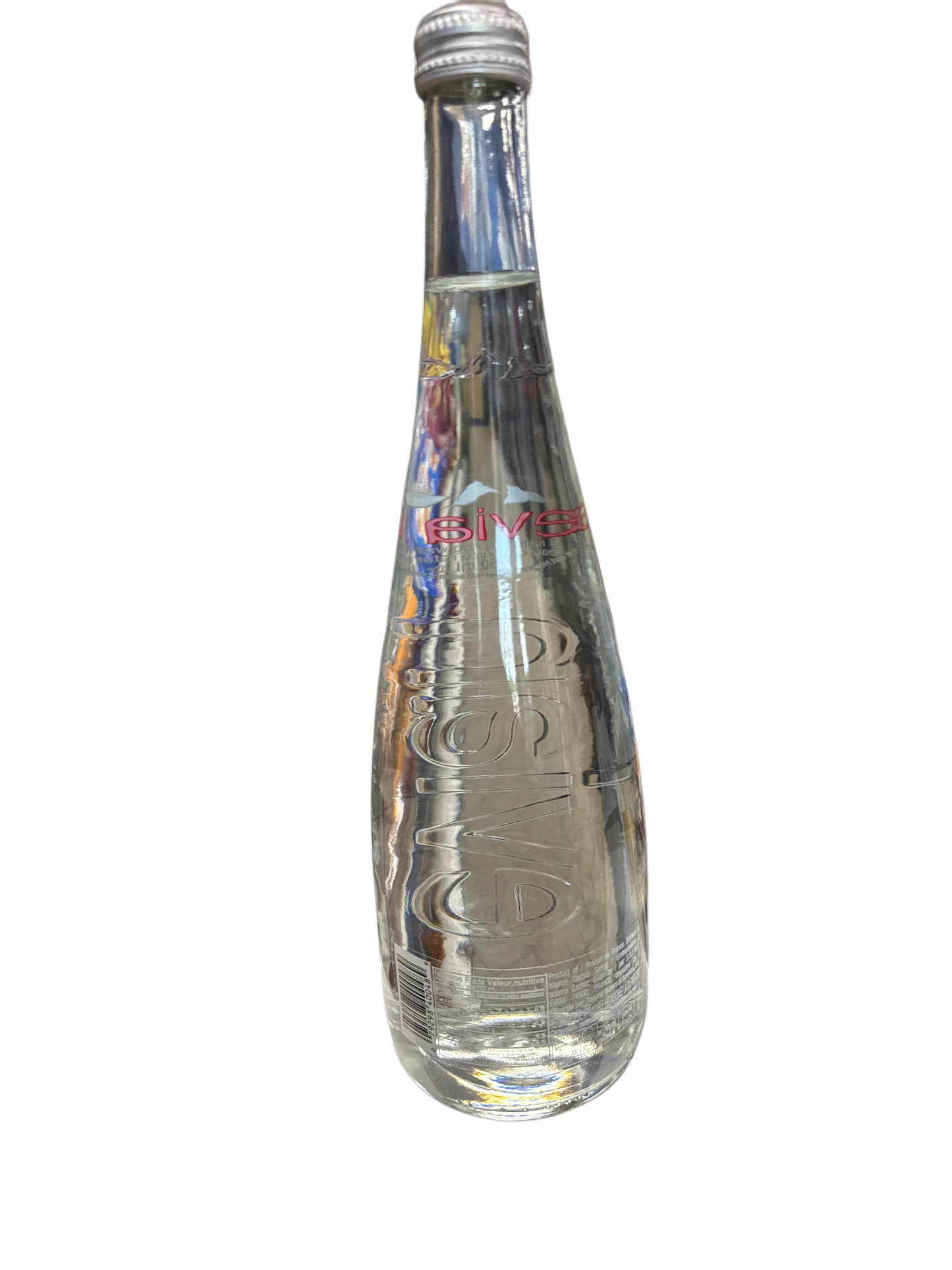Evian Natural Spring Water Glass Bottle 750ML - France Edition