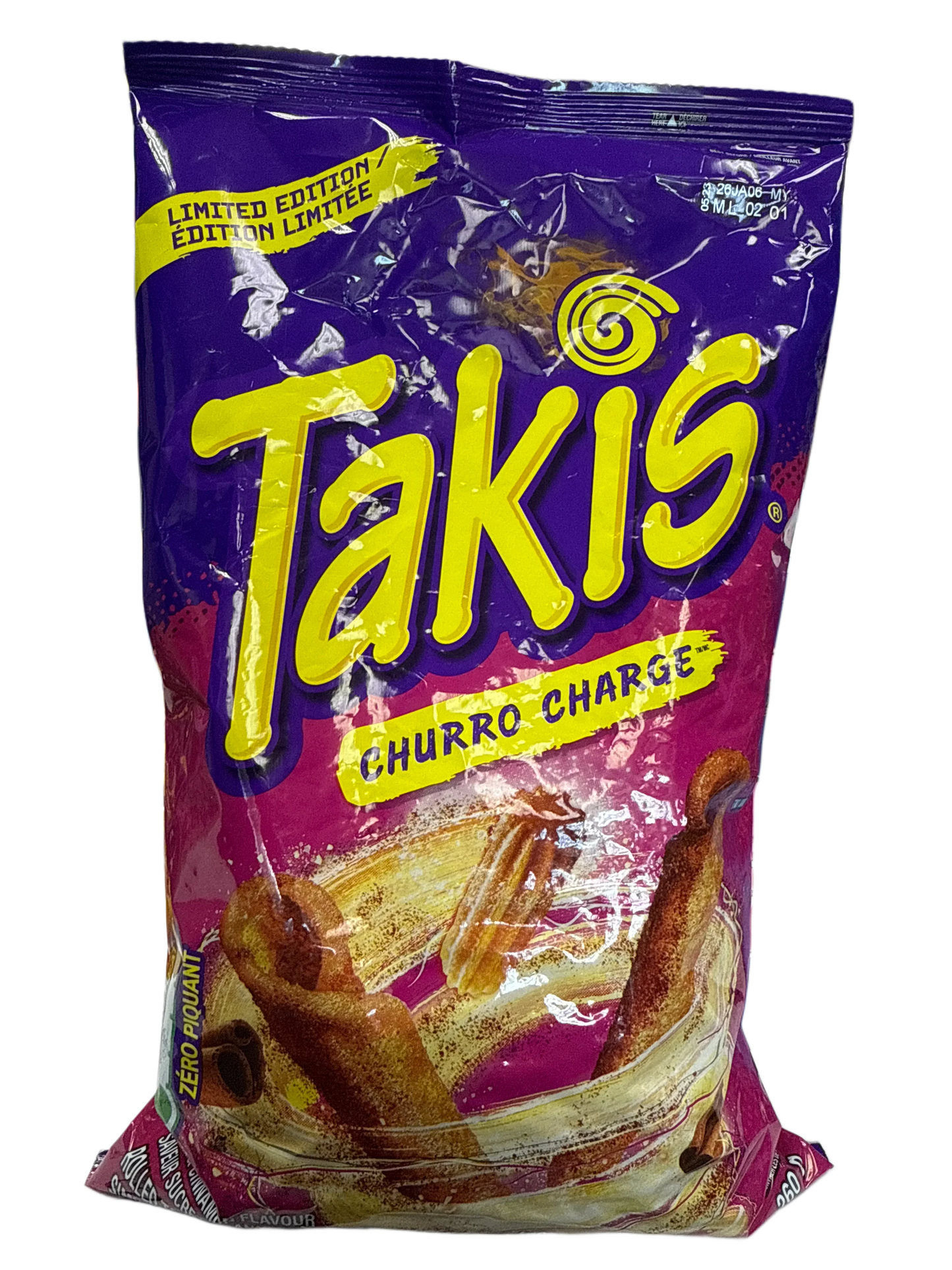 Takis Limited Edition Churro Charge 260G - Canadian Edition