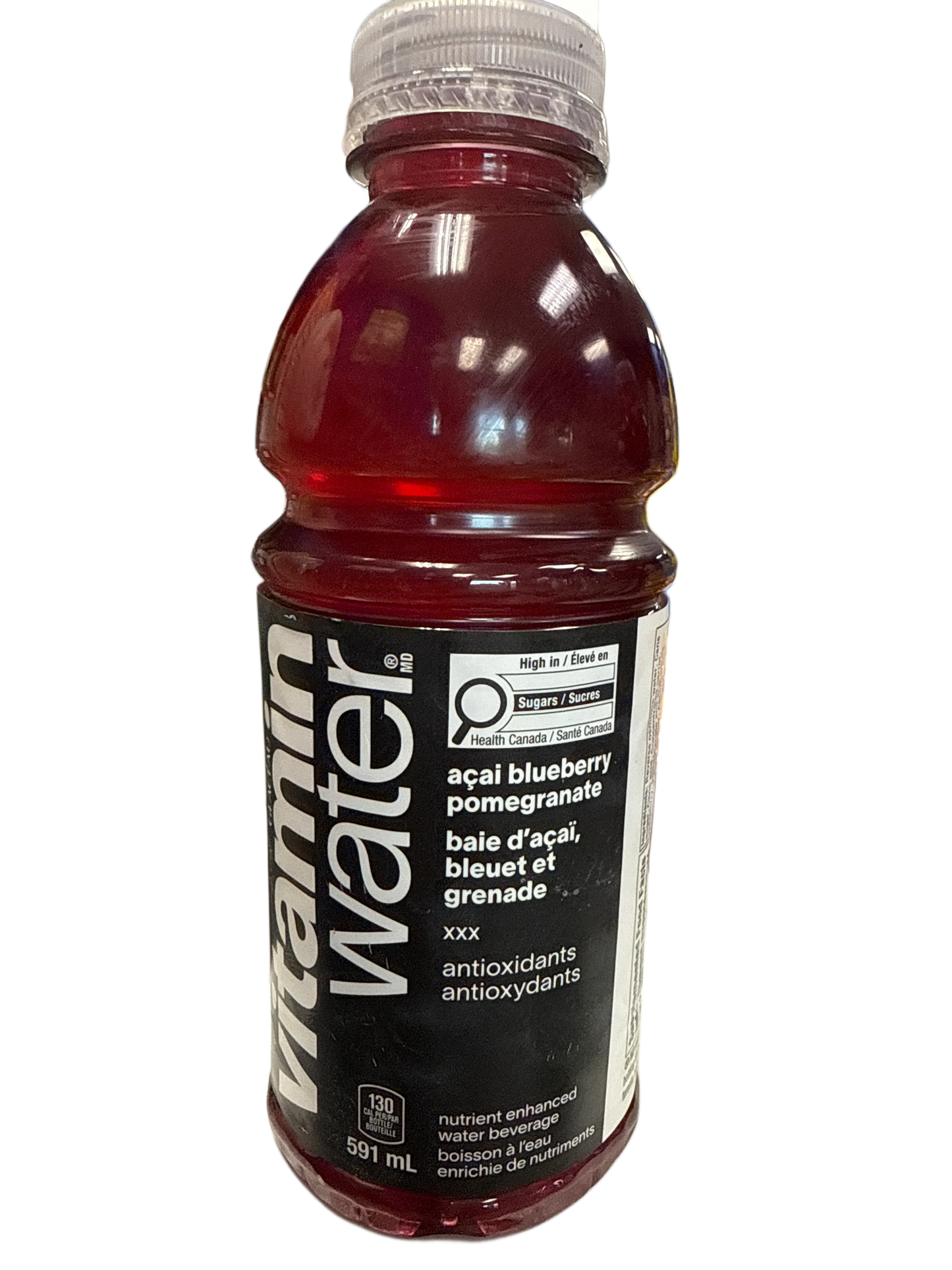 Vitamin Water Acai Blueberry Pomegranate Flavour 591ML *MAY BE DENTED* - Canadian Edition