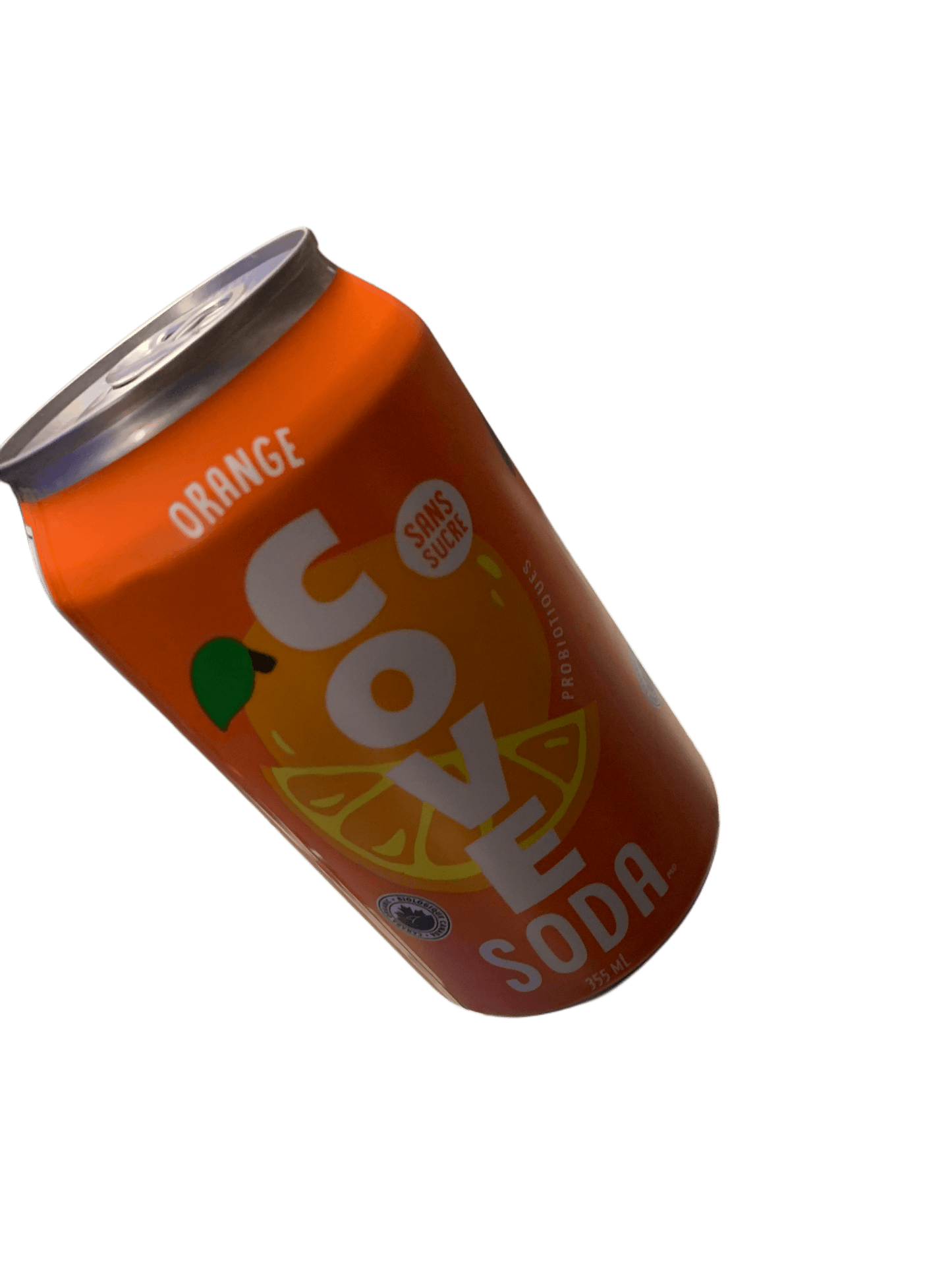 Cove Prebiotic Orange Flavoured Soda 355ML - Canadian Edition