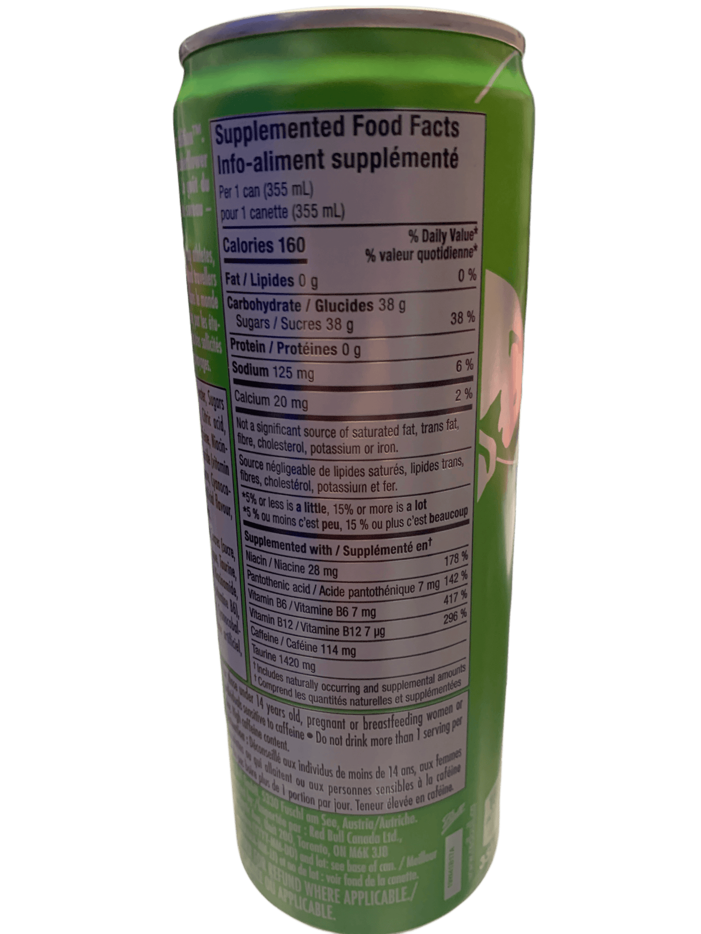 Red Bull Summer Edition Curuba-Elderflower 355ML - Austrian Edition