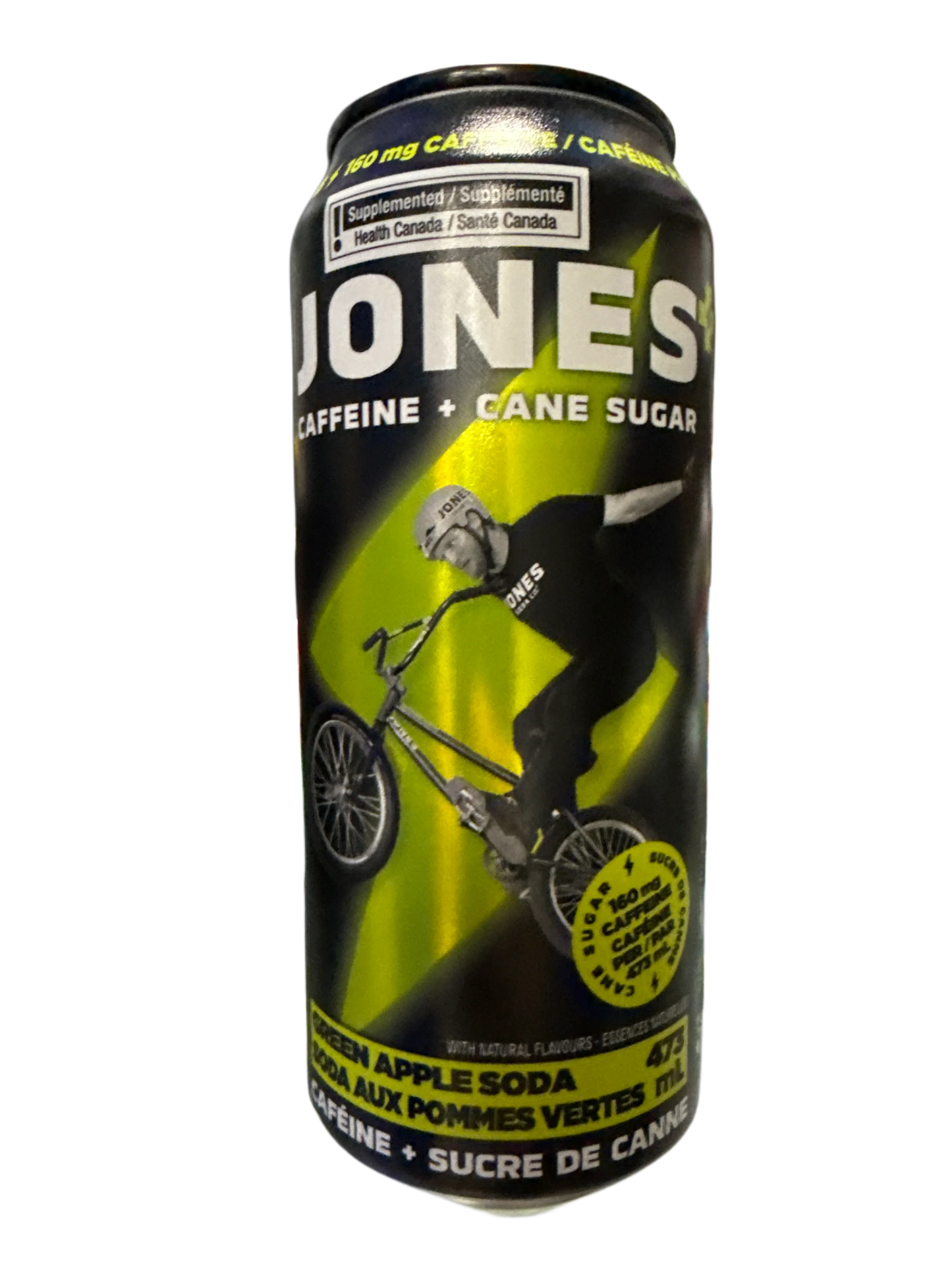 Jones Green Apple Energy Drink 473ML - Canadian Edition