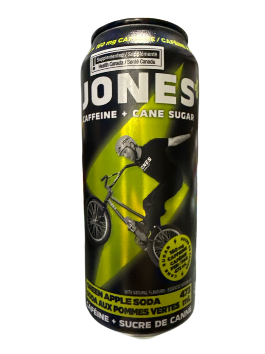 Jones Green Apple Energy Drink 473ML - Canadian Edition