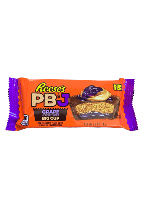 Reeses PB and J Grape Flavoured King Size Cup 79G - U.S Edition