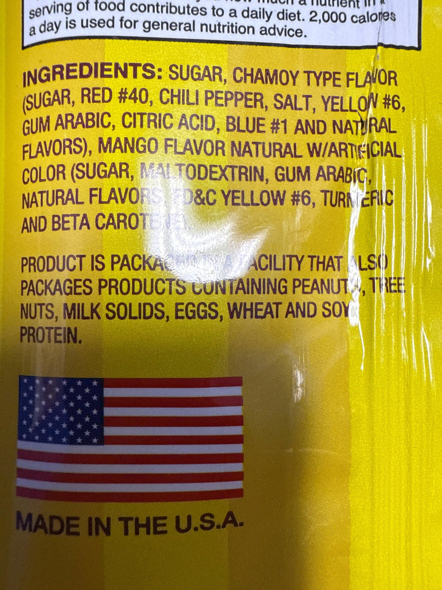 Chamoy Mega Original Mango-Chamoy Flavoured Cotton Candy 88G - U.S Edition