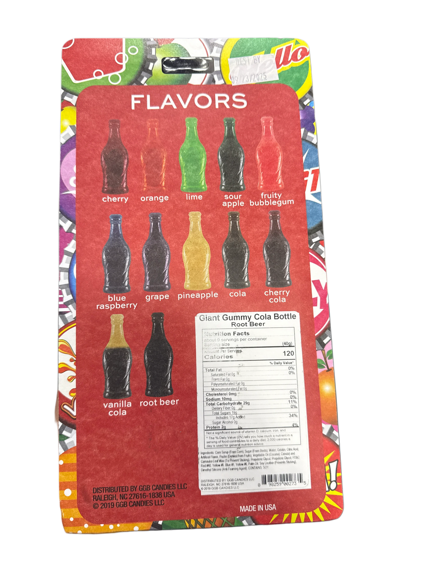 Giant Root Beer Flavoured Gummy Cola Bottle 360G - U.S Edition