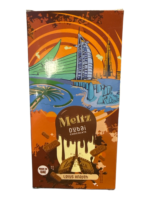 Meltz Dubai Chocolate Lotus Knafeh Flavour 192G - Dubai Edition