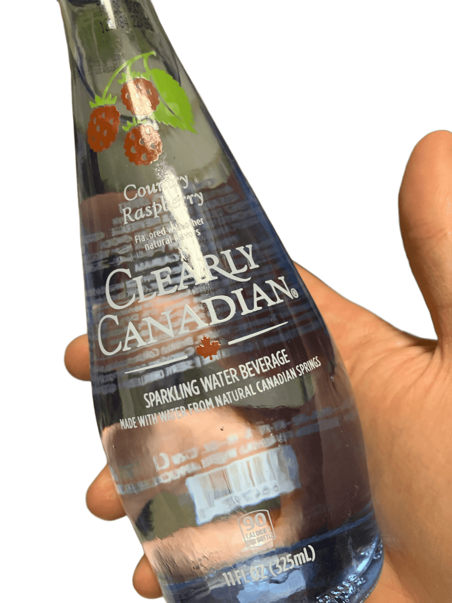 Clearly Canadian Sparkling Country Raspberry Bottle 325ML - Canadian Edition