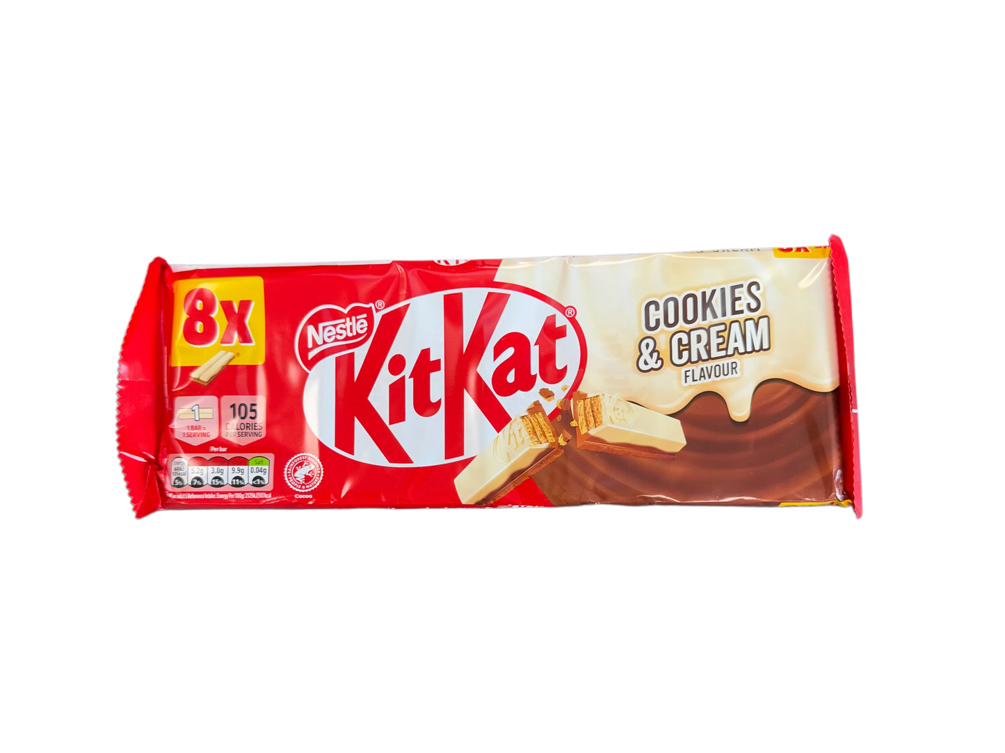 Kit Kat Cookies And Cream Flavour 165.6G - U.K Edition