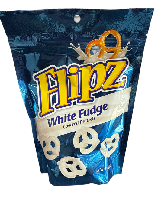 Flipz White Fudge Covered Pretzels 212G - U.S Edition