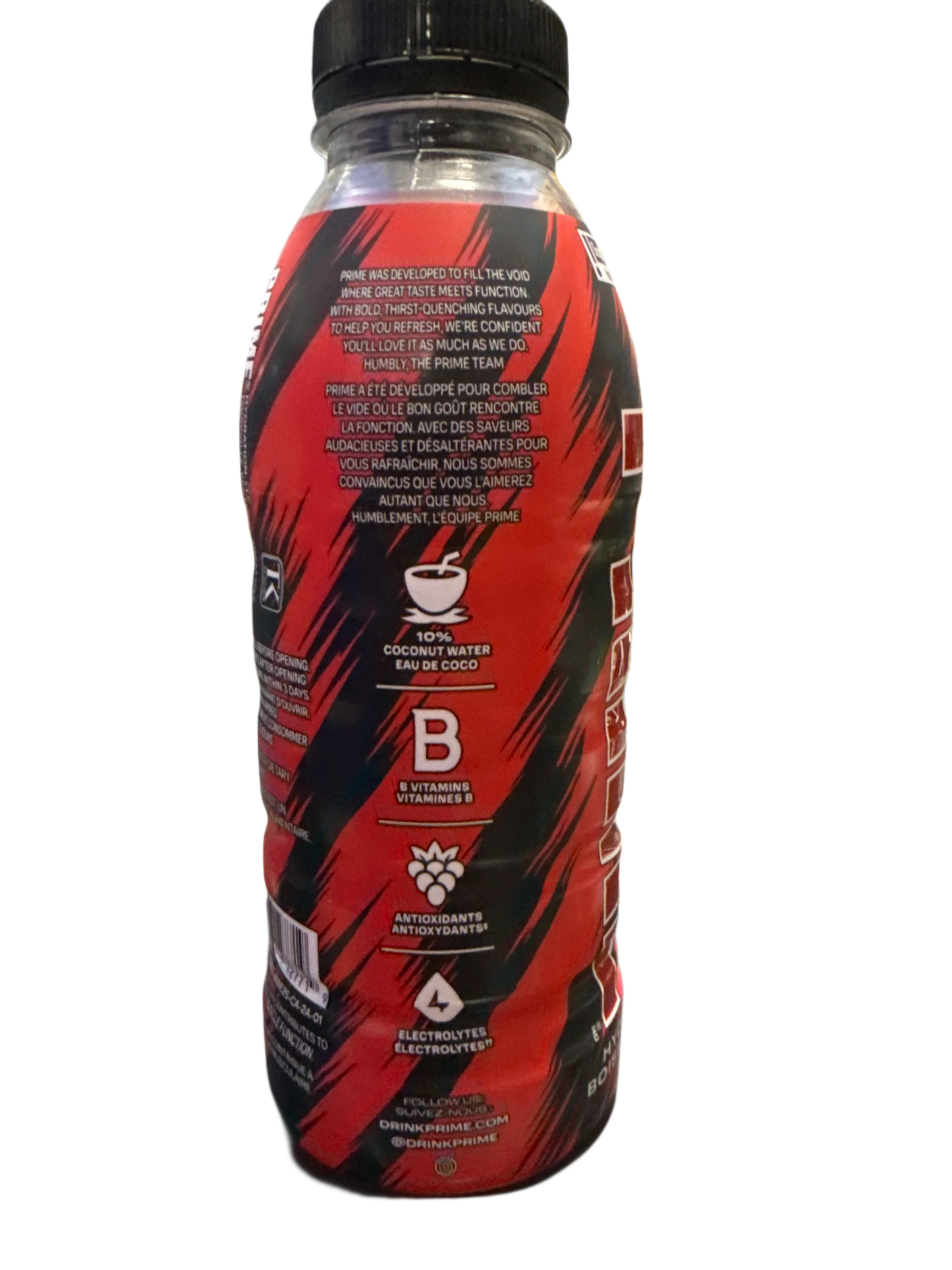 Prime Hydration WWE Rainbow Sherbet Flavour 500ML - Canadian Edition