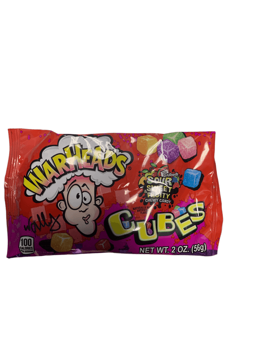 Warheads Cubes Sour and Sweet Chewy Candy 56G - U.S Edition