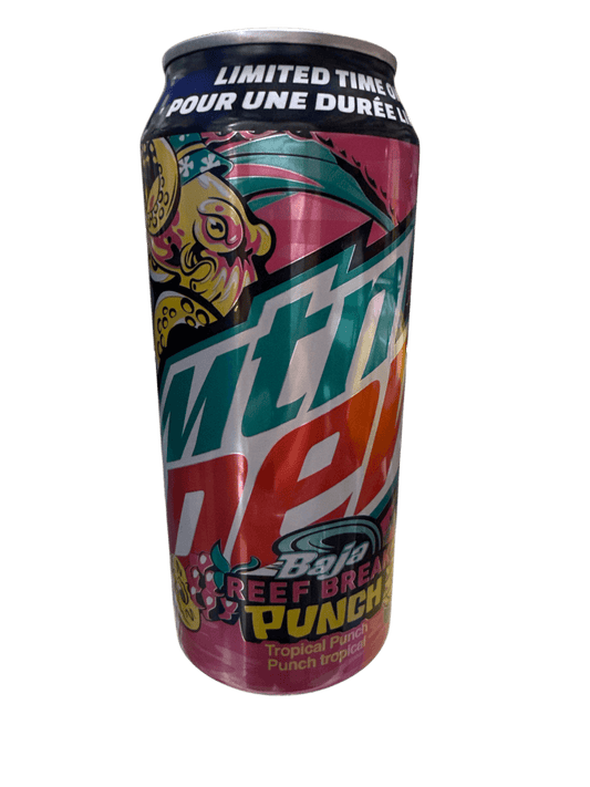 Mountain Dew Baja Reef Break Punch Flavoured Can 473ML - U.S Edition