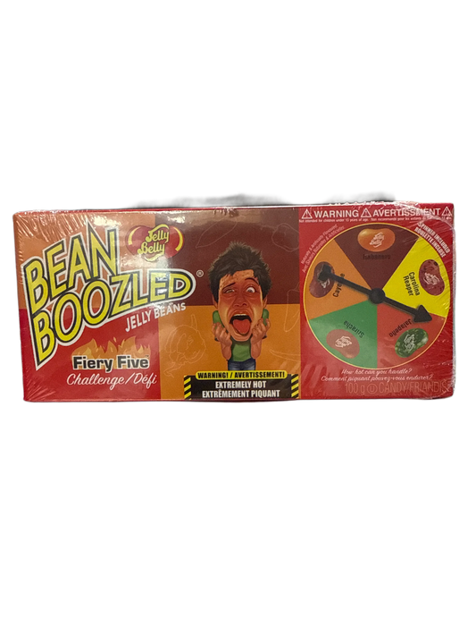 Jelly Belly Bean Boozled Fiery Five Challenge Jelly Bean Theatre Box Game 100G - U.S Edition