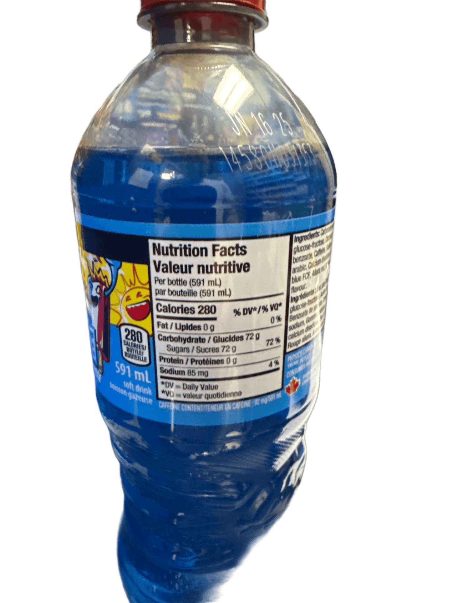 Mountain Dew Summer Freeze Ice Pop Flavoured Beverage 591ML - Canadian Edition