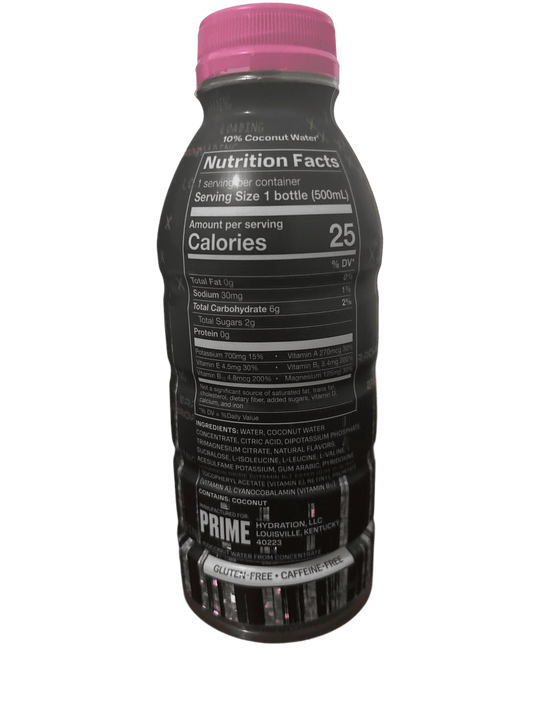 Prime Hydration Glitch Elixir Drink 500ML - Limited Edition