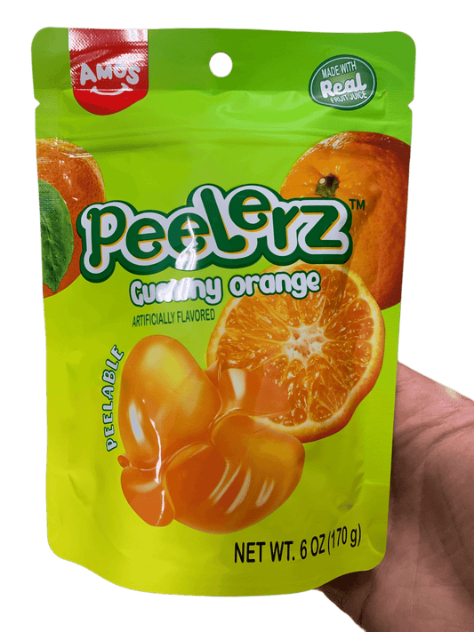 Amos Peelerz Orange Gummies 170G - U.S Edition