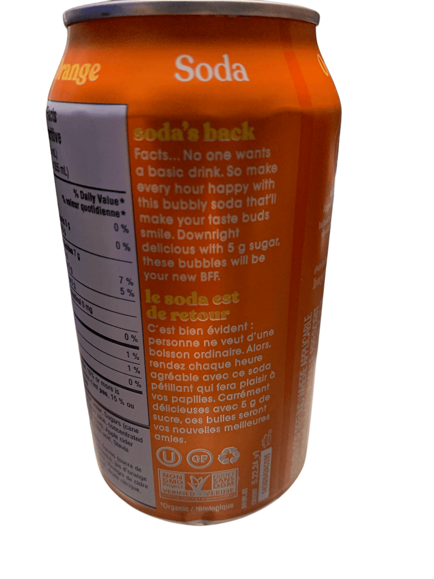 Poppi Orange Soda 355ML - Canadian Edition