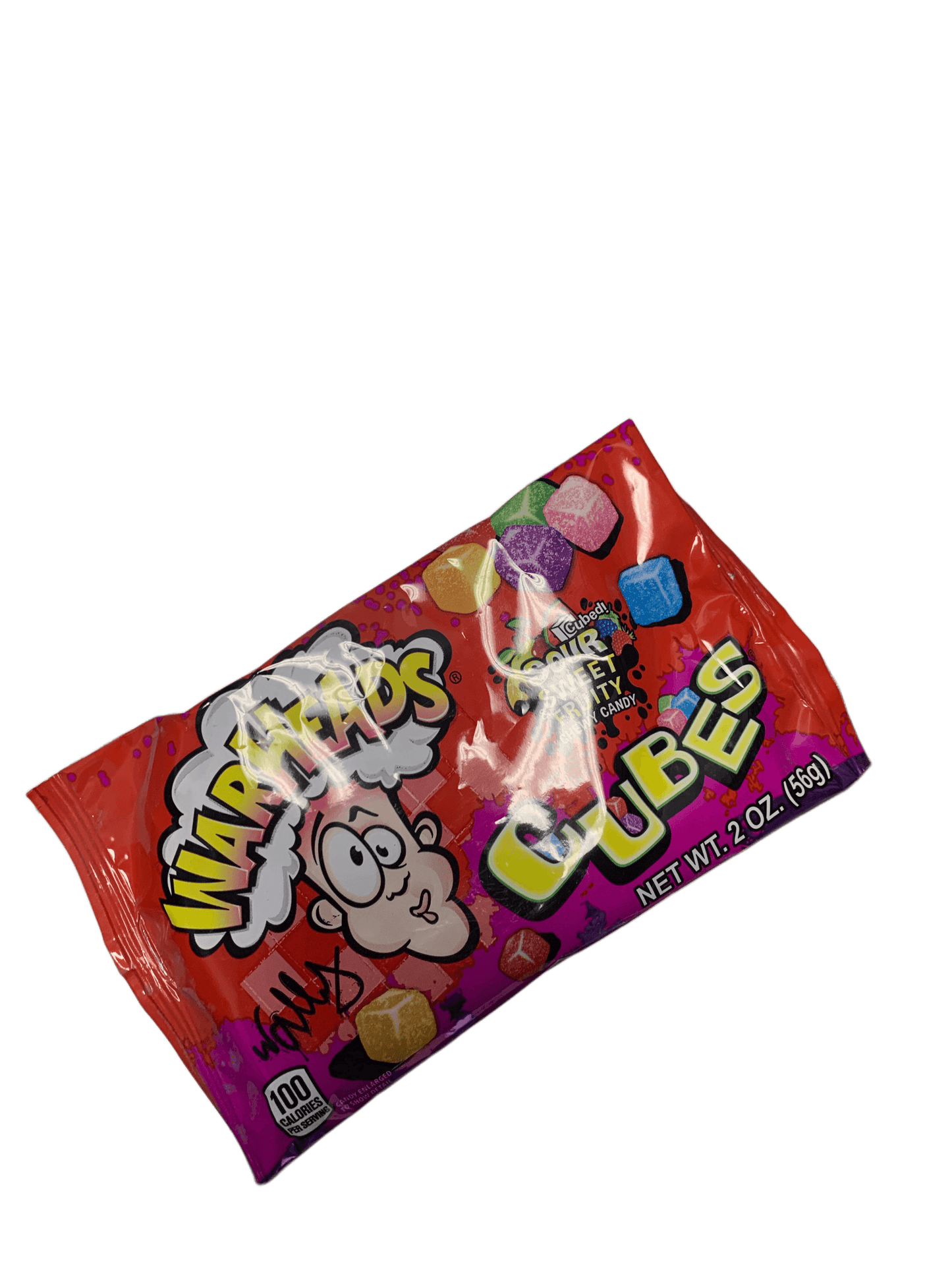 Warheads Cubes Sour and Sweet Chewy Candy 56G - U.S Edition