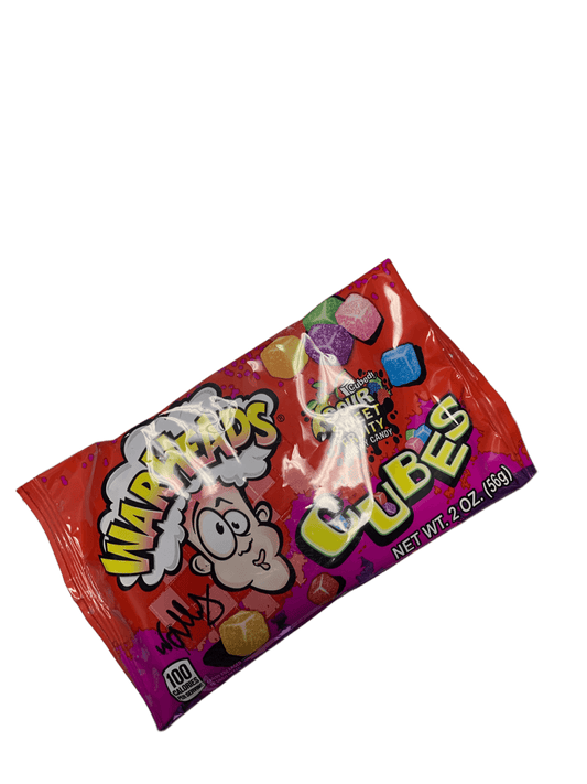 Warheads Cubes Sour and Sweet Chewy Candy 56G - U.S Edition