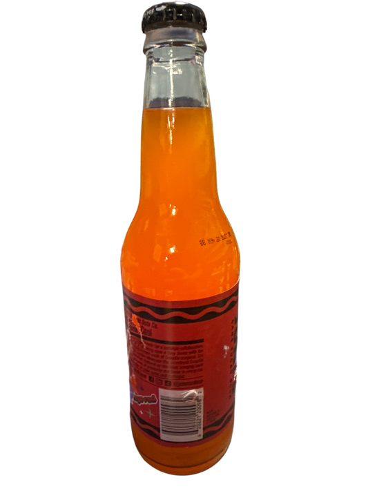 Jones Crayola Limited Edition Orange Red Glass Bottle 355ML - U.S Edition