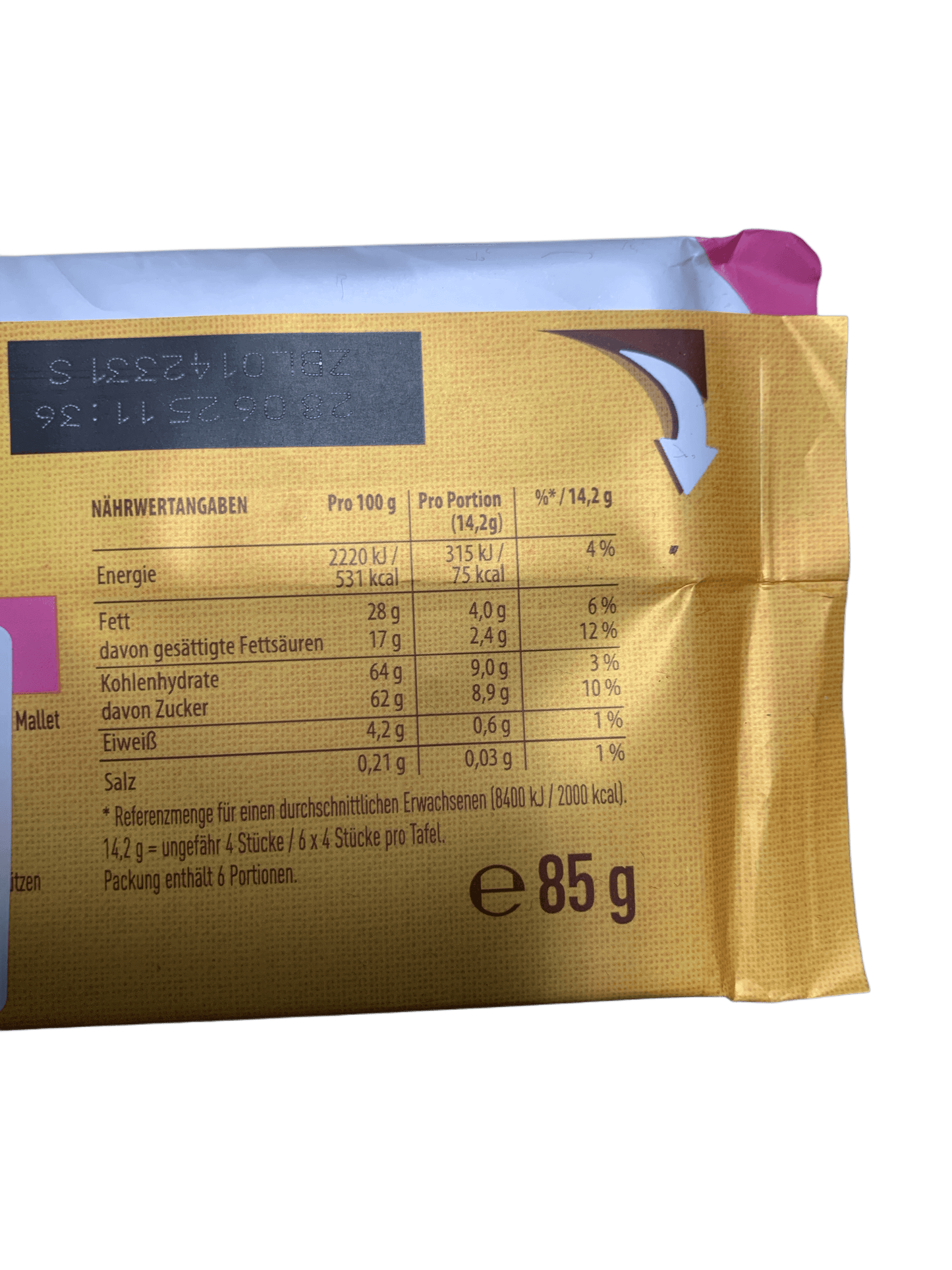 Kaba Weibe Schokolade Strawberry White Chocolate 85G - Swedish Edition