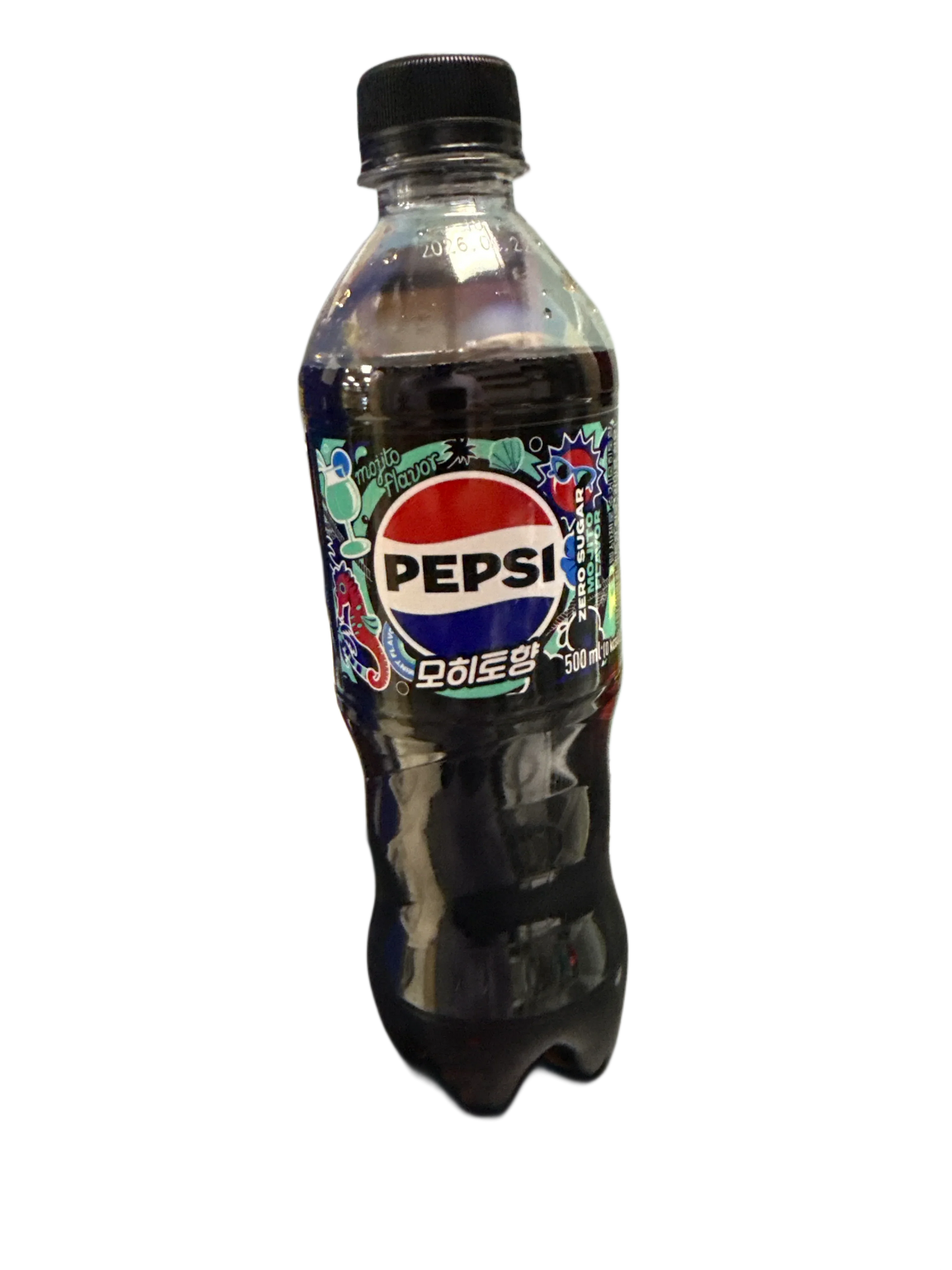 Pepsi Zero Sugar Mojito Flavoured Bottle 500ML - Chinese Edition