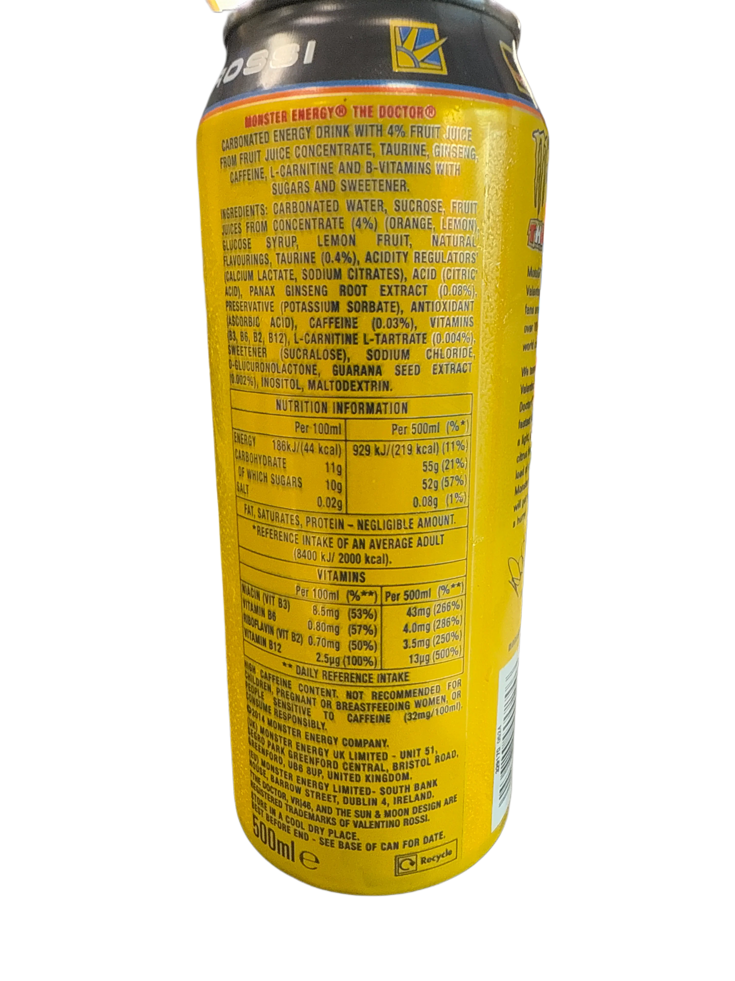 Monster Energy The Doctor Flavour 500ML - U.K Edition