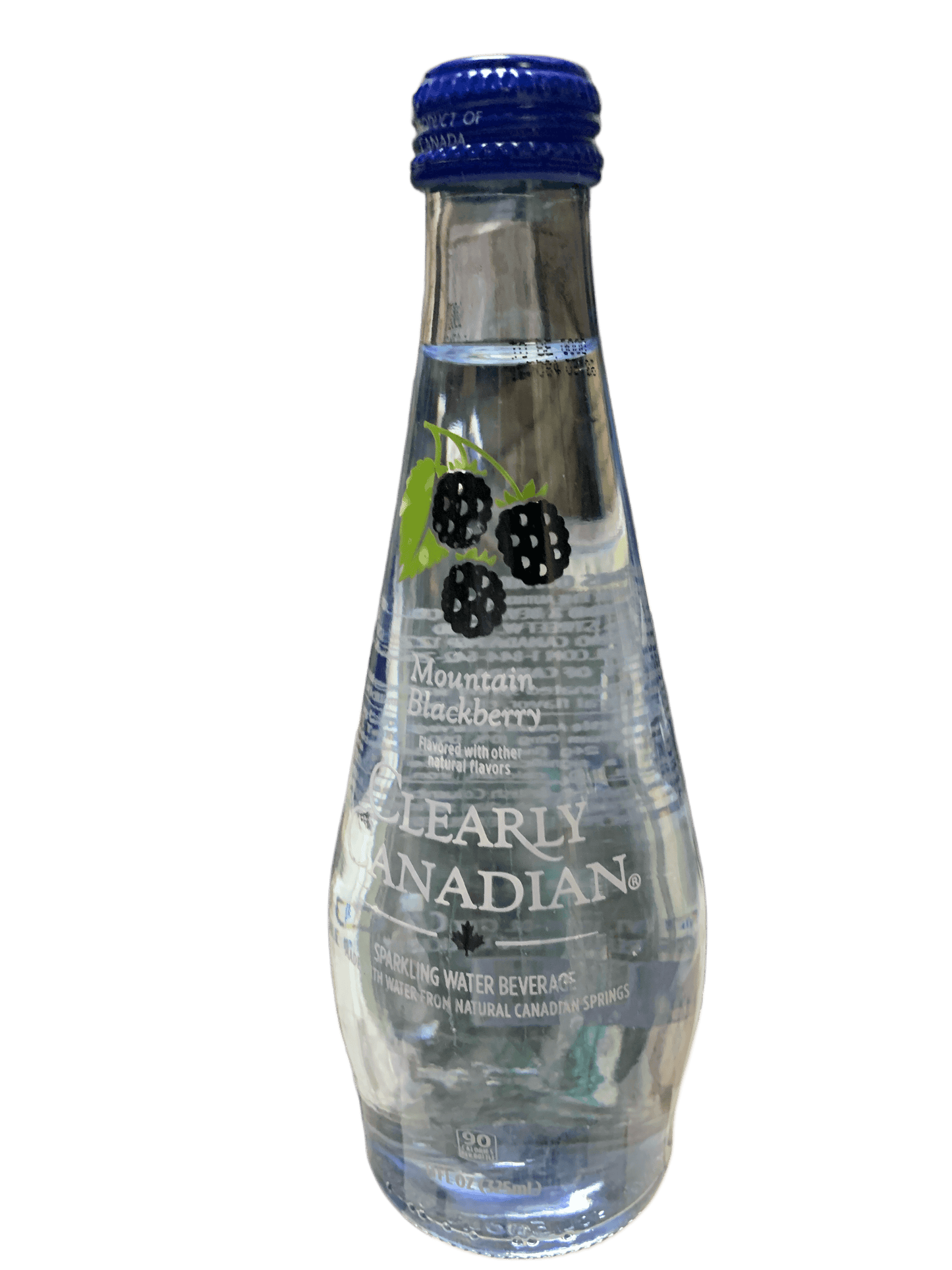 Clearly Canadian Sparkling Mountain Blackberry Bottle 325ML - Canadian Edition