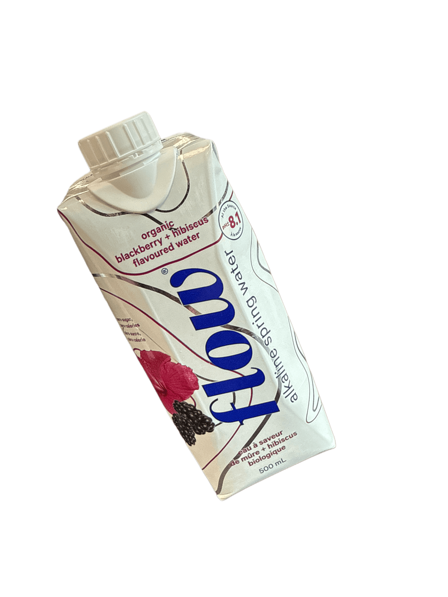 Flow Blackberry + Hibiscus Mineral Spring Water 500ML - Canadian Edition