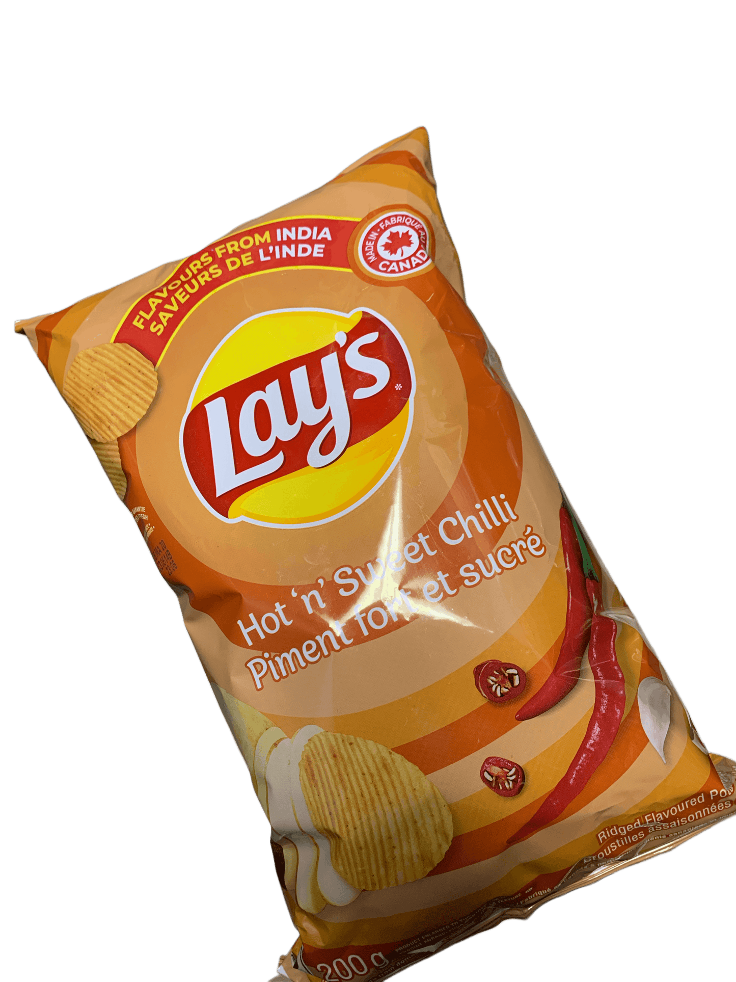 Lays Hot N Sweet Chilli Chips 200G - Canadian Edition