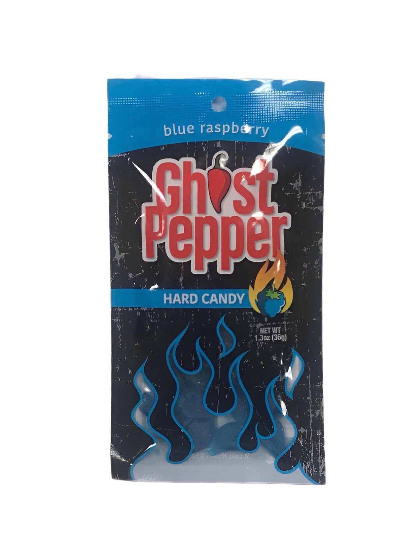 Ghost Pepper Blue Raspberry Hard Candy - 36 g
