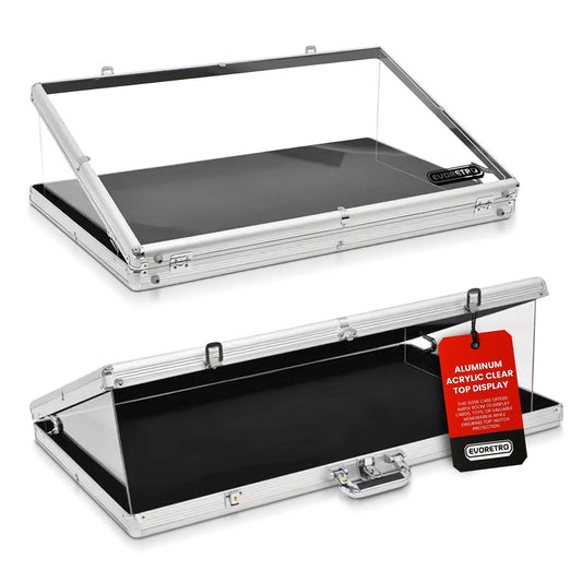 EVORETRO Aluminum Acrylic Clear Top Display Vendor Trade Show showcase