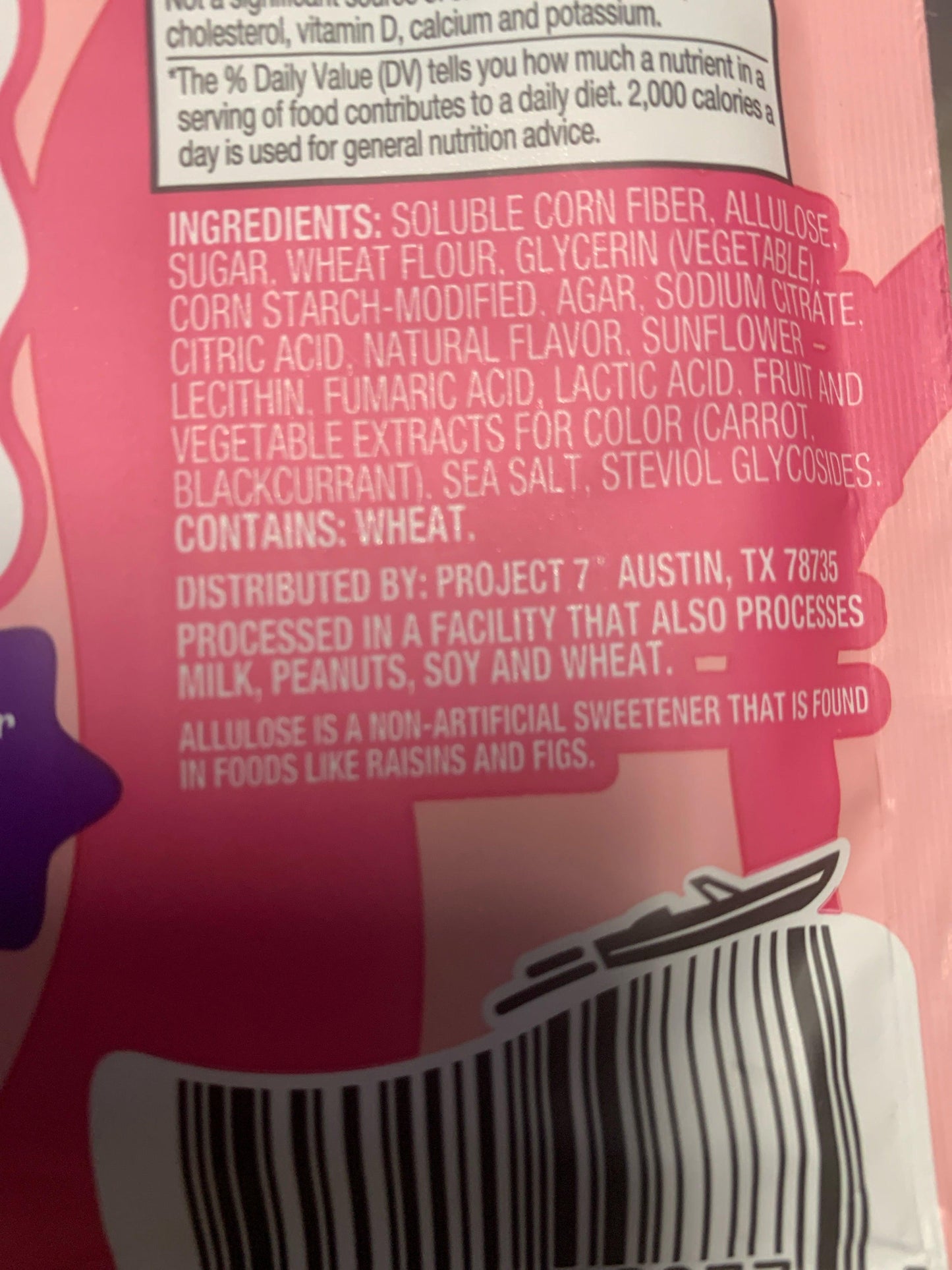 Ryan Trahan's Joyride Plant Based Sour Pink Lemonade Strips Candy 99G U.S Edition