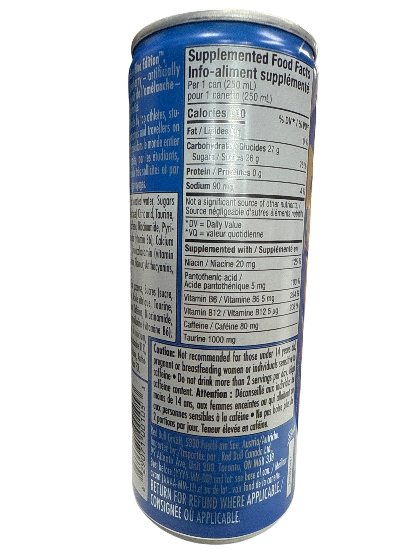 Red Bull Summer Edition Juneberry 250mL - Canadian Edition