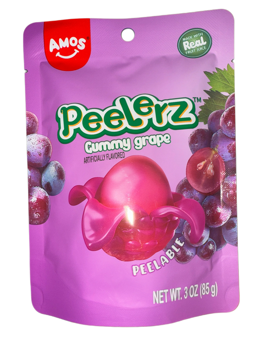 Amos Peelerz Gummy Grape 85G - U.S Edition