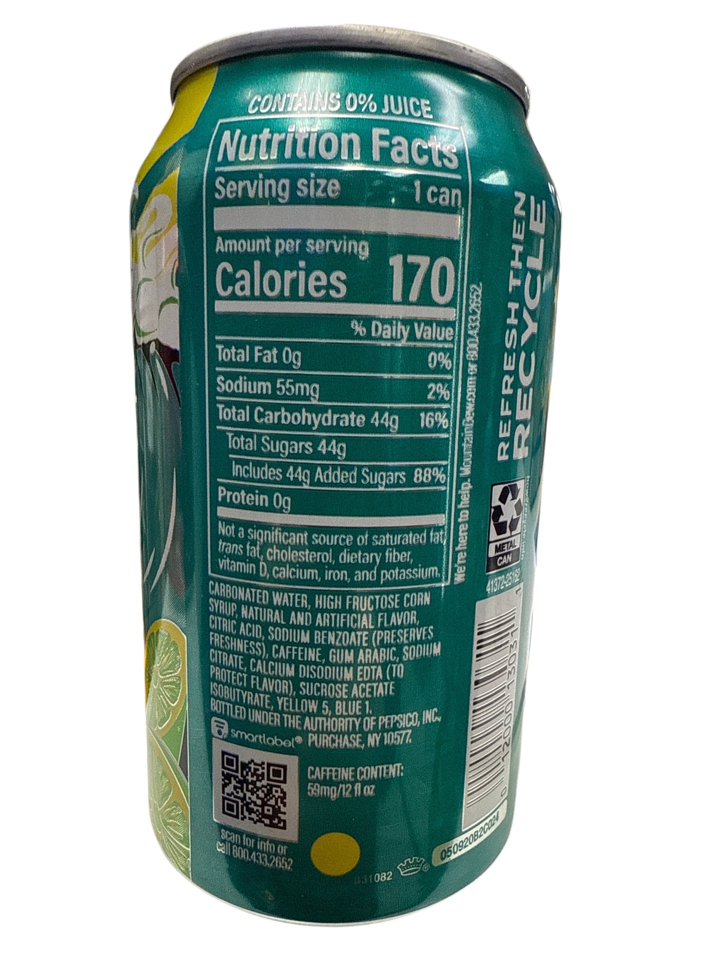 Mountain Dew Baja Blast Can 355ML